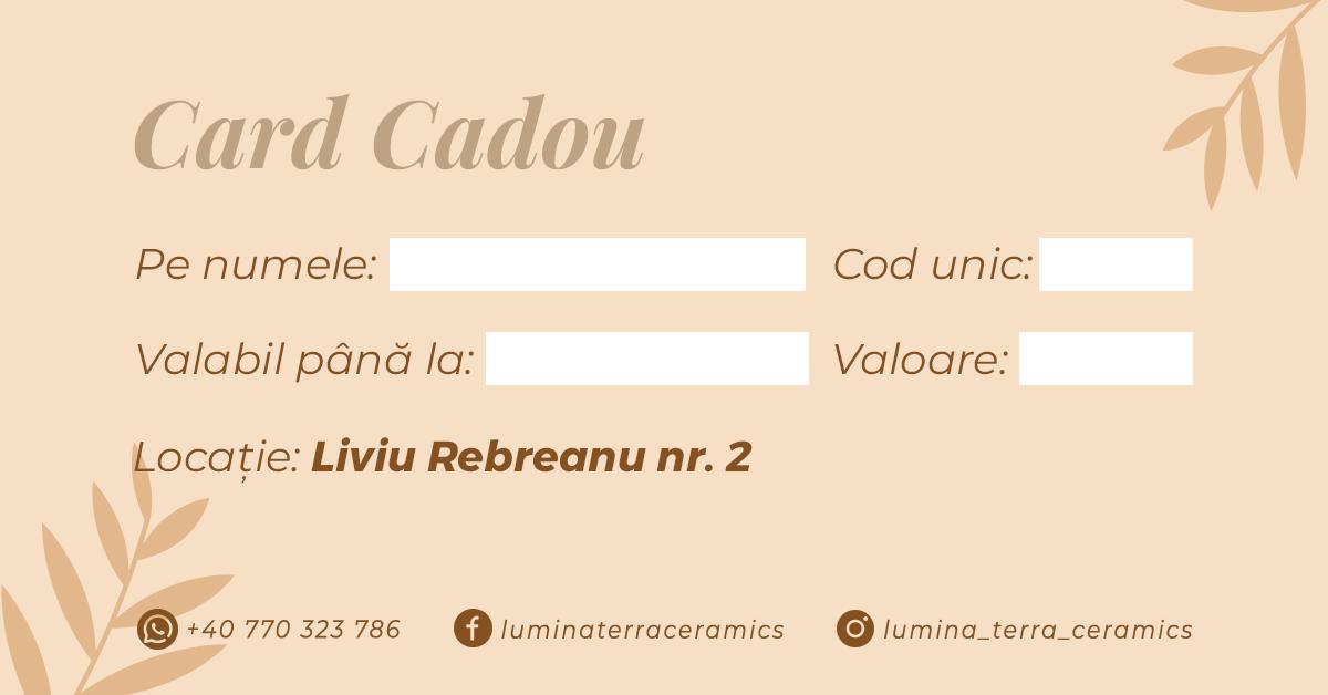 Card Cadou Atelier Ceramica